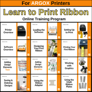 Learn to Print Ribbon Online Training Course for Argox Printers