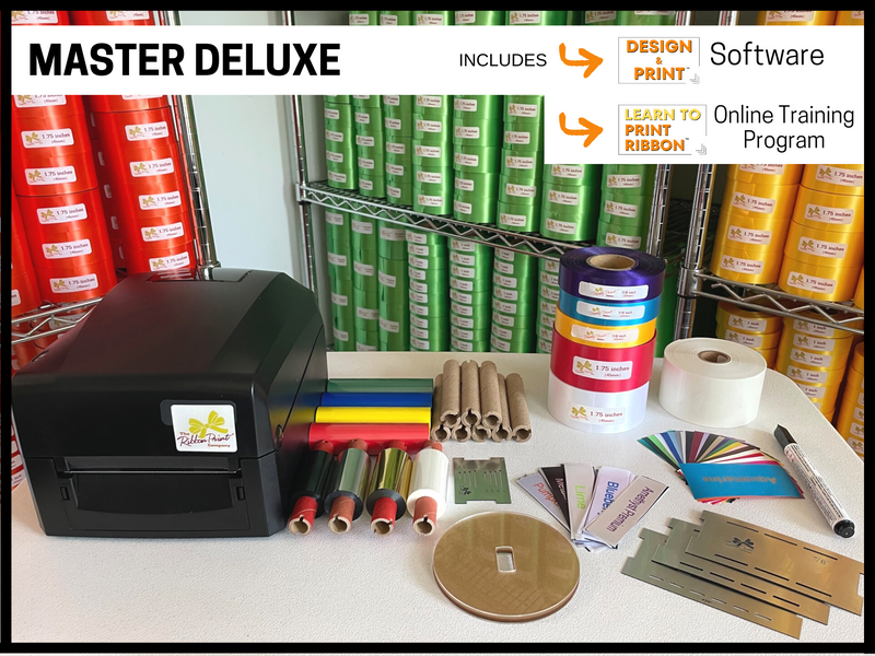 Master Deluxe Ribbon Printer Package - The Ribbon Print Company