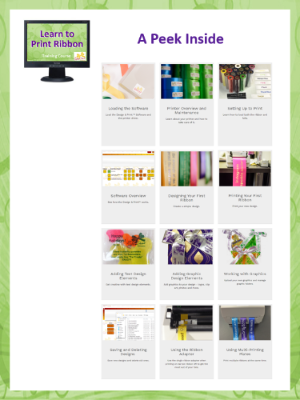 Learn to Print Ribbon Online Training Course
