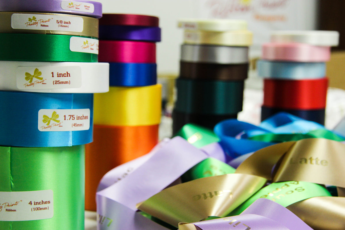 Color Ribbon Print Pretty Print™ Ribbon - The Ribbon Print Company