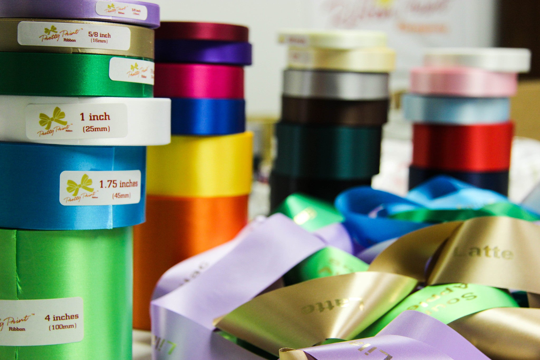 Pretty Print™ Ribbon - 3/8 Inch - The Ribbon Print Company